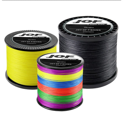 JOF 8 Strand and 4 Strand PE Braided Fishing Line