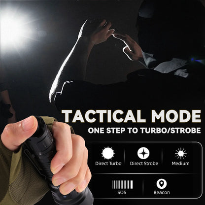 Sofirn SK40 21700 Rechargeable Flashlight  SFT70 LED 3200lm Powerful Tactical Torch 580M Long-Range With Spotlight