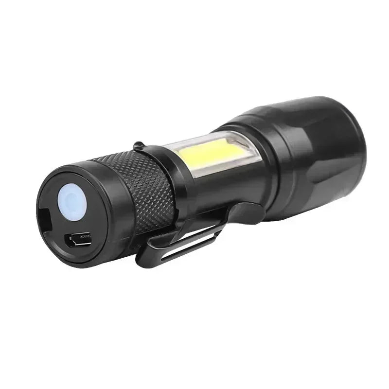 100000LM Super Bright Flashlight Rechargeable LED Torch Long Range Tactical Lamp for Outdoor Waterproof Camping Fishing Lantern