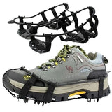 24-Teeth Anti-Slip Crampons | Ice Grips & Climbing Shoe Spikes for Hiking & Mountaineering
