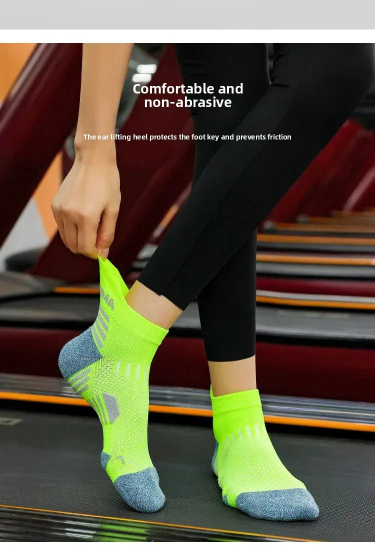 3/1Pairs Sport Compression Ankle Socks Men Women Professional Low Cut Fitness Marathon Running Outdoor Deodorant Breathable Sox