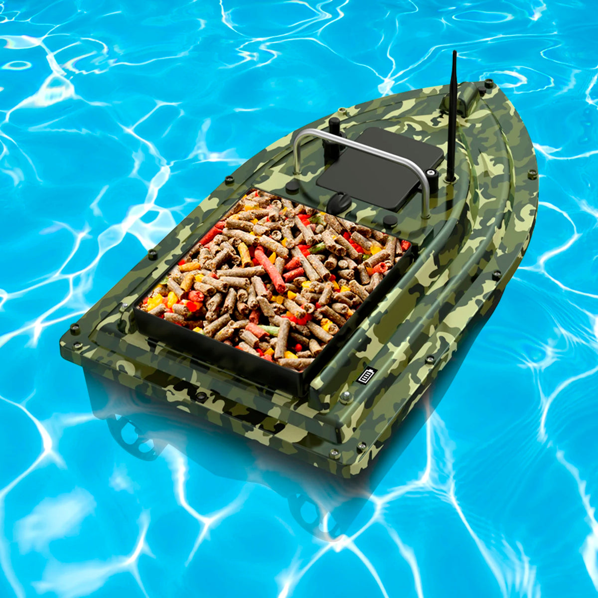 D16E GPS Bait Boat with Large Bait Hopper & Auto-Return