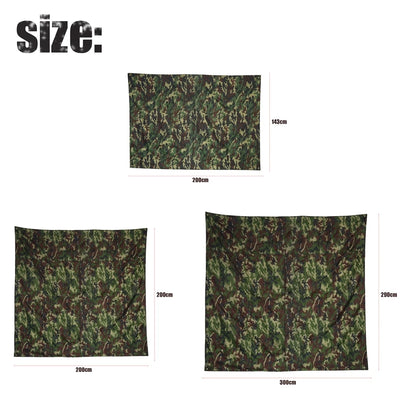 Camouflage Outdoor Portable Lightweight Rainproof Mat RainTent Tarp Shelter