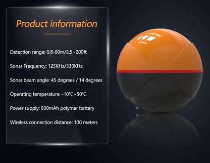 Erchang F68 WiFi Smart Fish Finder (App-Based Castable Sonar)