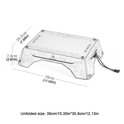 New Ultralight PP Folding Camping Table & Tray 97g Mini Portable Heavy Duty for Hiking Picnic Outdoor Travel Gear