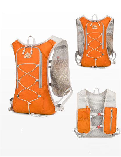 8L Running Hydration Vest Backpack Men Women Outdoor Sport Bags Trail Marathon Jogging Hiking Backpack Option Water Bag Flask
