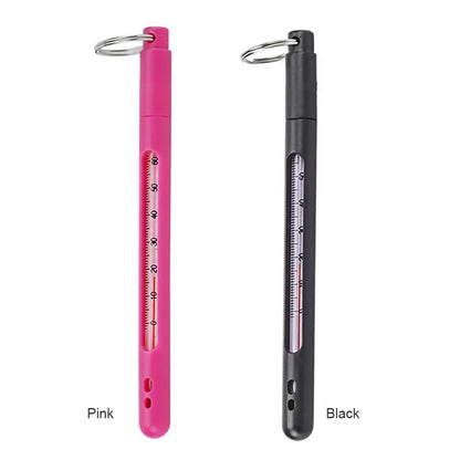 Fly Fishing Stream Water Thermometer with Carabiner