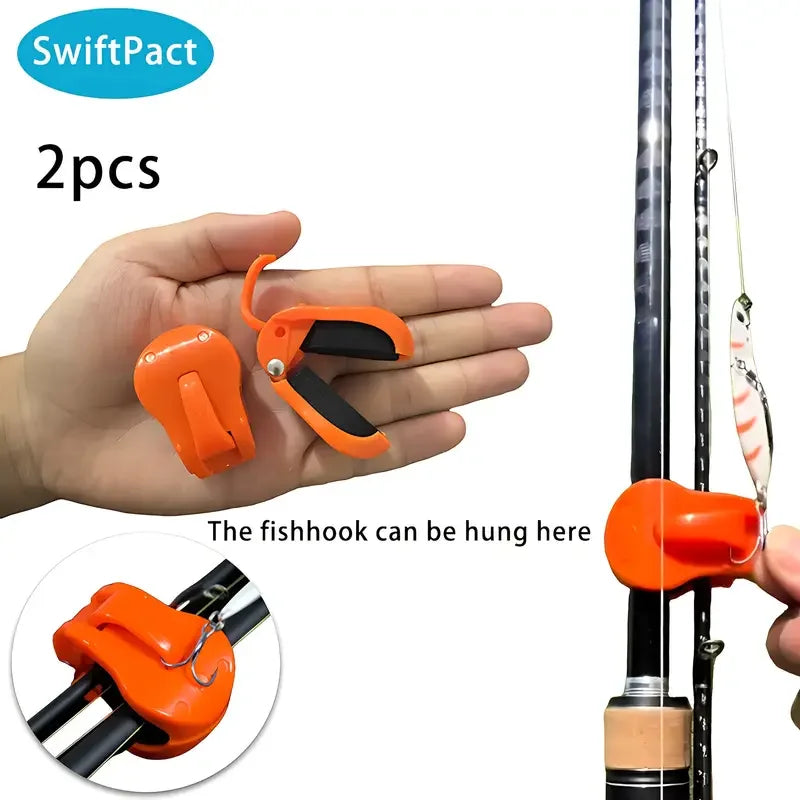 Quick-Attach Fishing Rod Clips (2 Pack)