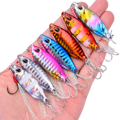 Metal Jigging Spoon Lures (10-40g)
