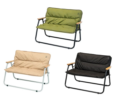 GERC Double Outdoor Aluminum Folding Chair Picnic Camping Portable Back Fishing Stool Kermit Chair