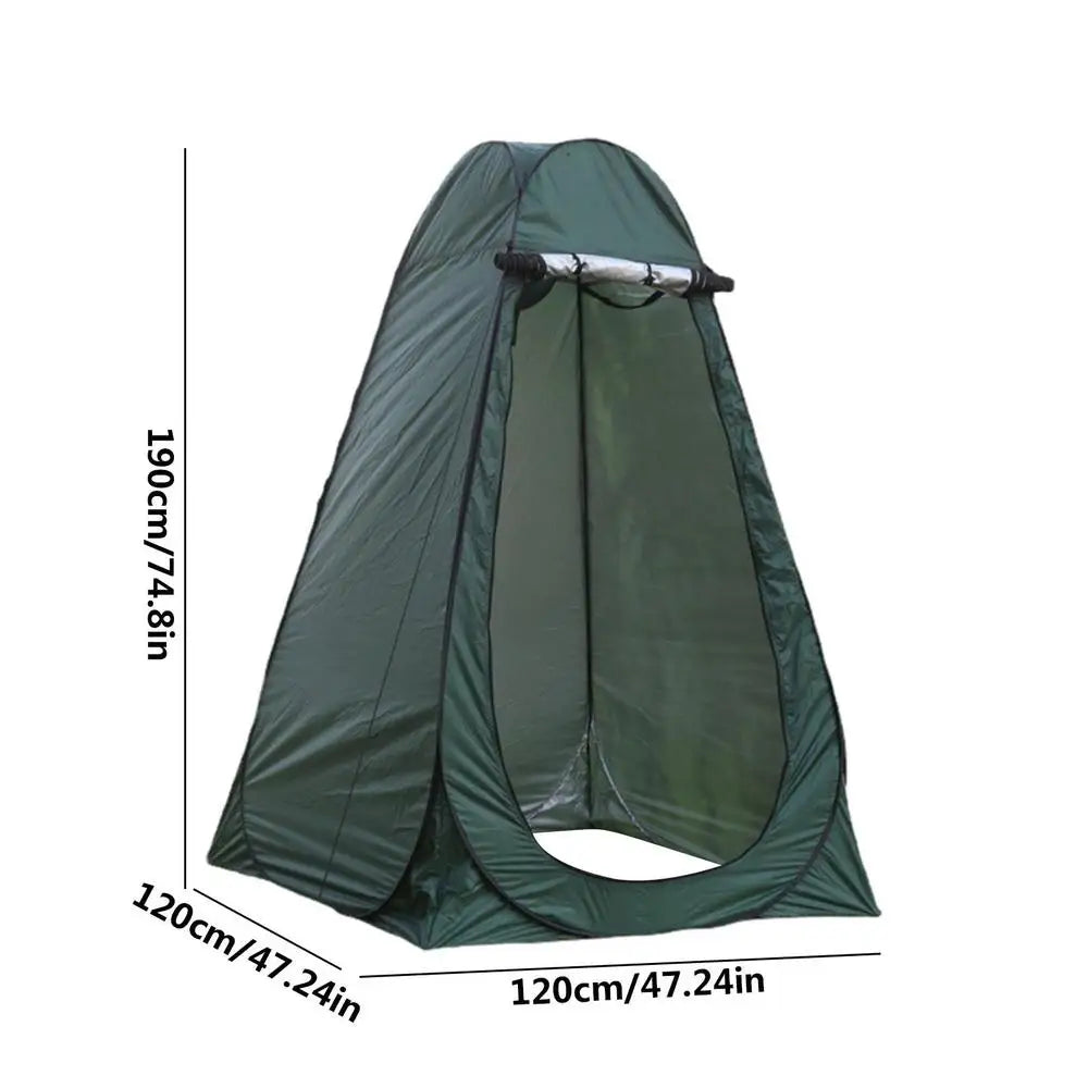 Privacy Shower Tent Portable Camp Toilet Changing Shelter Multipurpose Foldable Rain Shelter Single Changing Room Tent For