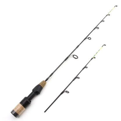 60cm Carbon Ice Fishing Rod and Reel Combo (2 Tips)