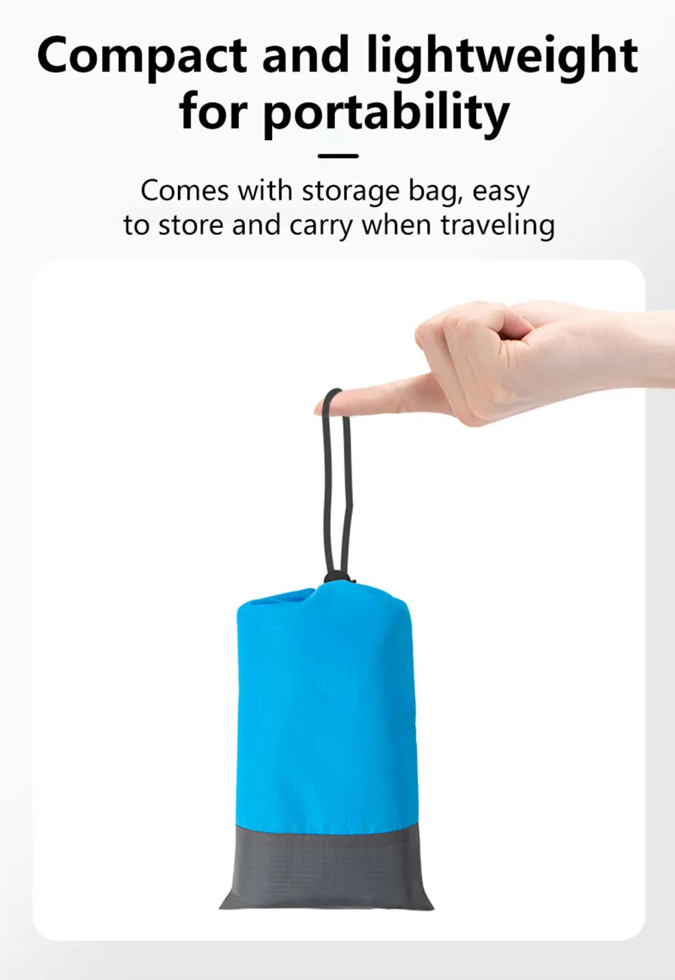 200*210cm Sandproof Beach Blanket Waterproof Beach Mat Portable Lightweight Picnic Blanket Camping Mat For Travel Hiking Sports