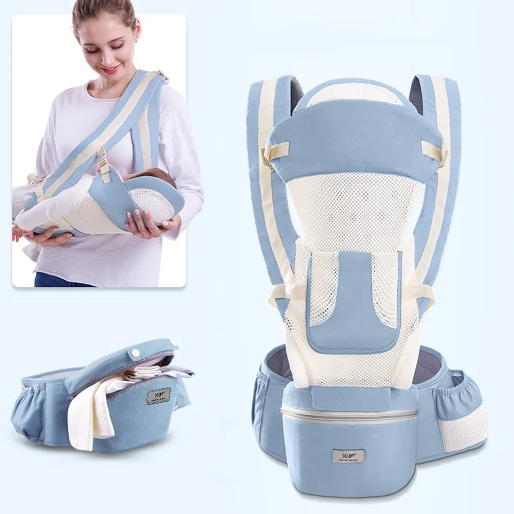 Ergonomic Backpack Baby Carrier Baby Hipseat Carrier carrying for children Baby Wrap Sling for Baby Travel 0-48 Months Useable