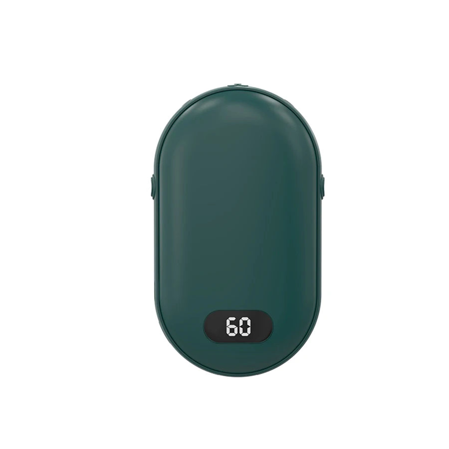 New Hand Warmer Power Bank 2in1 USB Rechargeable Winter Mini Hand Warmer Electric Heater Pocket Warmer High-Capacity Winter Gift