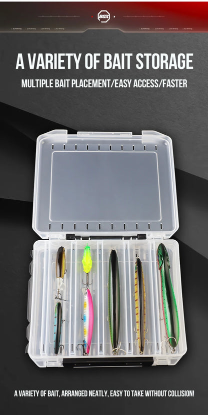 TAIYU Double-Sided Tackle Box (10/14/18 Compartments)