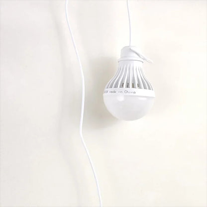 DC5V Led Camping Light 5W/7W Usb Emergency Bulb 3-color Dimmable Hanging Tent Light Barbecue Fishing Repair Outdoor Equipment