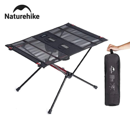 Naturehike Portable Folding Camping Table with Cup Holders Ultralight Outdoor Travel Picnic Fishing Table