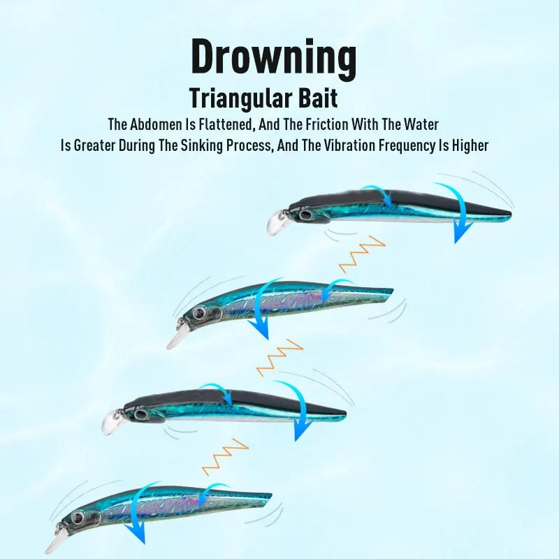 LEYDUN Artist FR Sinking Minnow Jerkbait
