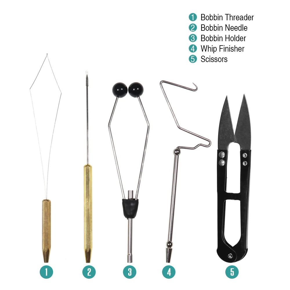 Fly Tying Tool Combo Kit (5/6 Pieces)
