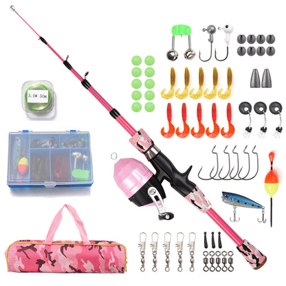 Kids Fishing Rod & Reel Combo, Complete Starter Kit