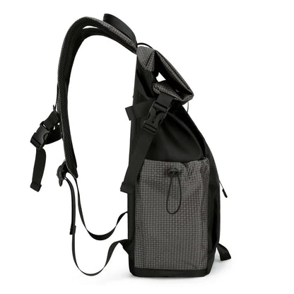 Sports Outdoor Mountaineering Ride Backpack Folding Roll-up Shoulder Bag Men's Functional Travel Male College Student Schoolbag