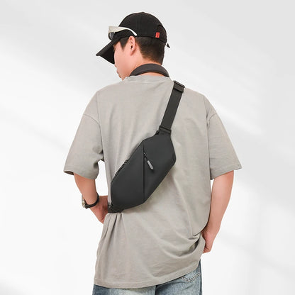 Men Minimalist Outdoor Sports Running Jogging Waist Bag Man Waterproof Fanny Pack Stylish Cross Body Belt Bag Waist Bag for Men