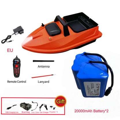 GPS Smart Bait Boat with 24 Saved Fishing Spots & Auto-Return