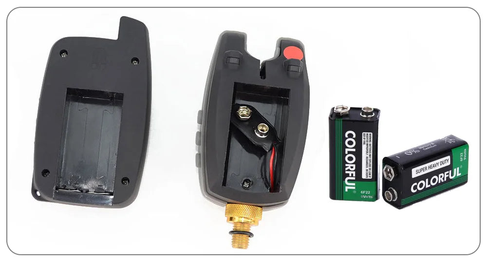 Wireless Bite Alarm Set with Receiver & Carry Case