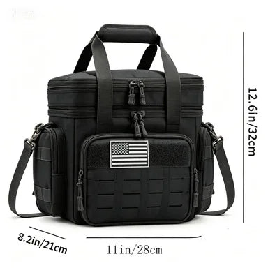 Tactical Thermal Cooler Bag Outdoor Heavy Duty Lunch Box Work Leakproof Insulated Durable Lunch Bag For Camping Picnic