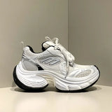 Men’s & Women’s Platform Sneakers – Genuine Leather Casual Walking & Sports Shoes