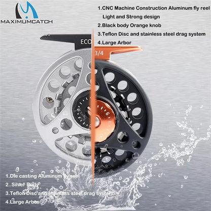 Maximumcatch ECO Large Arbor Fly Reel 3-8WT