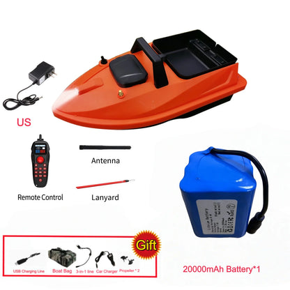 GPS Smart Bait Boat with 24 Saved Fishing Spots & Auto-Return