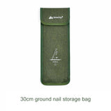 Outdoor Camping Equipment Stake Storage Bags Tent Accessories Hammer Wind Rope Tent Pegs Nails Storage Bag
