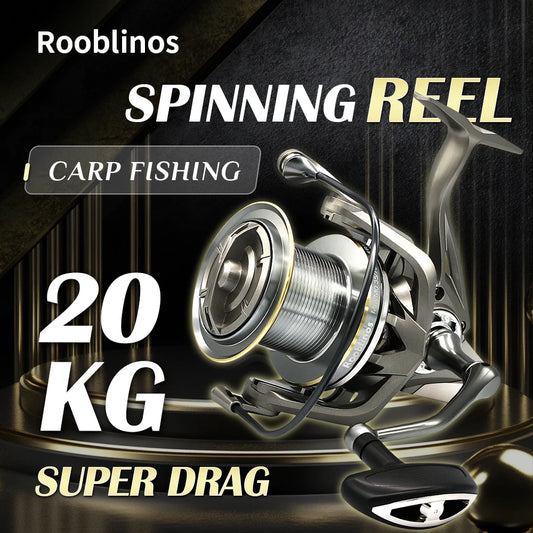 NGK Stainless Steel Bearing Spinning Fishing Reel 8000 9000 10000 12000 14000 25KG Powerful Reel Saltwater Fresh Water Drag