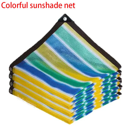 Sunshade net privacy screen sunshade cloth suitable for outdoor terrace sunshade porch pavilion cover beige color