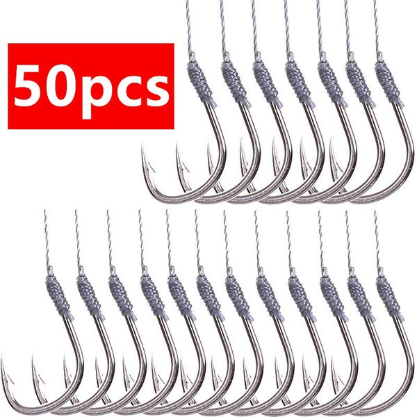 Pre-Tied Double Hook Rigs (5 Pack)