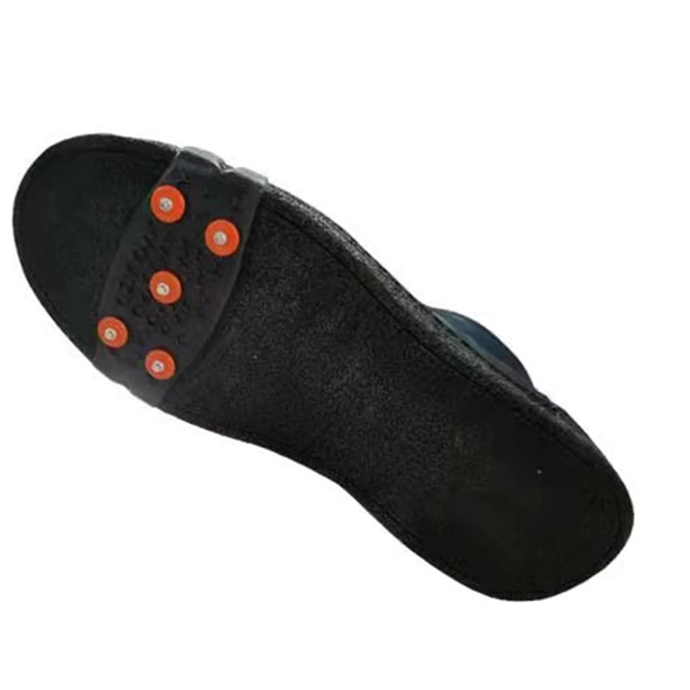 5-Stud Climbing Crampons Anti Slip Mountaineering Cleats Unisex Snow Claw Shoe Covers Walking Hiking Accessories