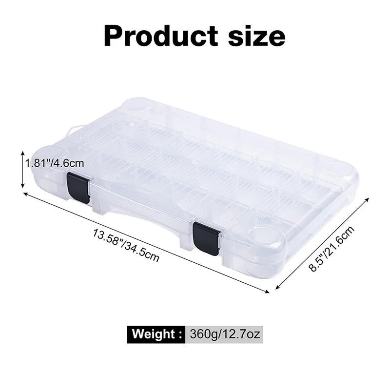Goture Waterproof Tackle Box for Lures, Hooks & Baits