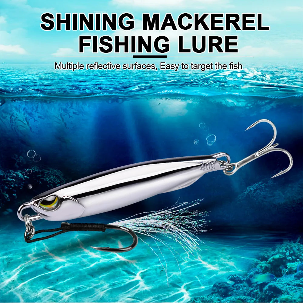 PRO BEROS Electroplated Spoon Metal Jig (10-80g)