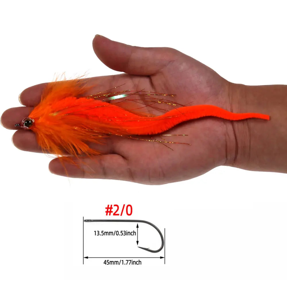 Bimoo Dragon Tail Pike and Muskie Streamers