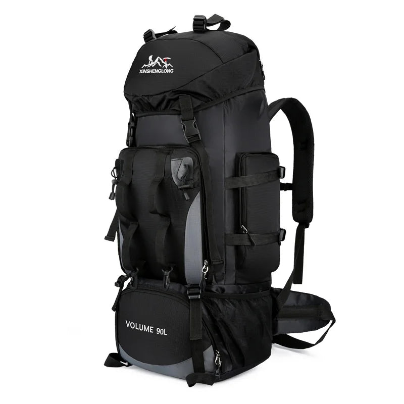 Large 90L Travel Backpack Military Camping Mountaineering Outdoor Backpack Waterproof Durable Adventure Bag for Men Women