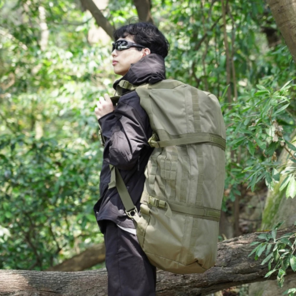 106L Camping Backpack Outdoor Hiking Luggage Bag Large Tactical Bags for Men's Travel Mountaineering Trip Utility Sport Handbag