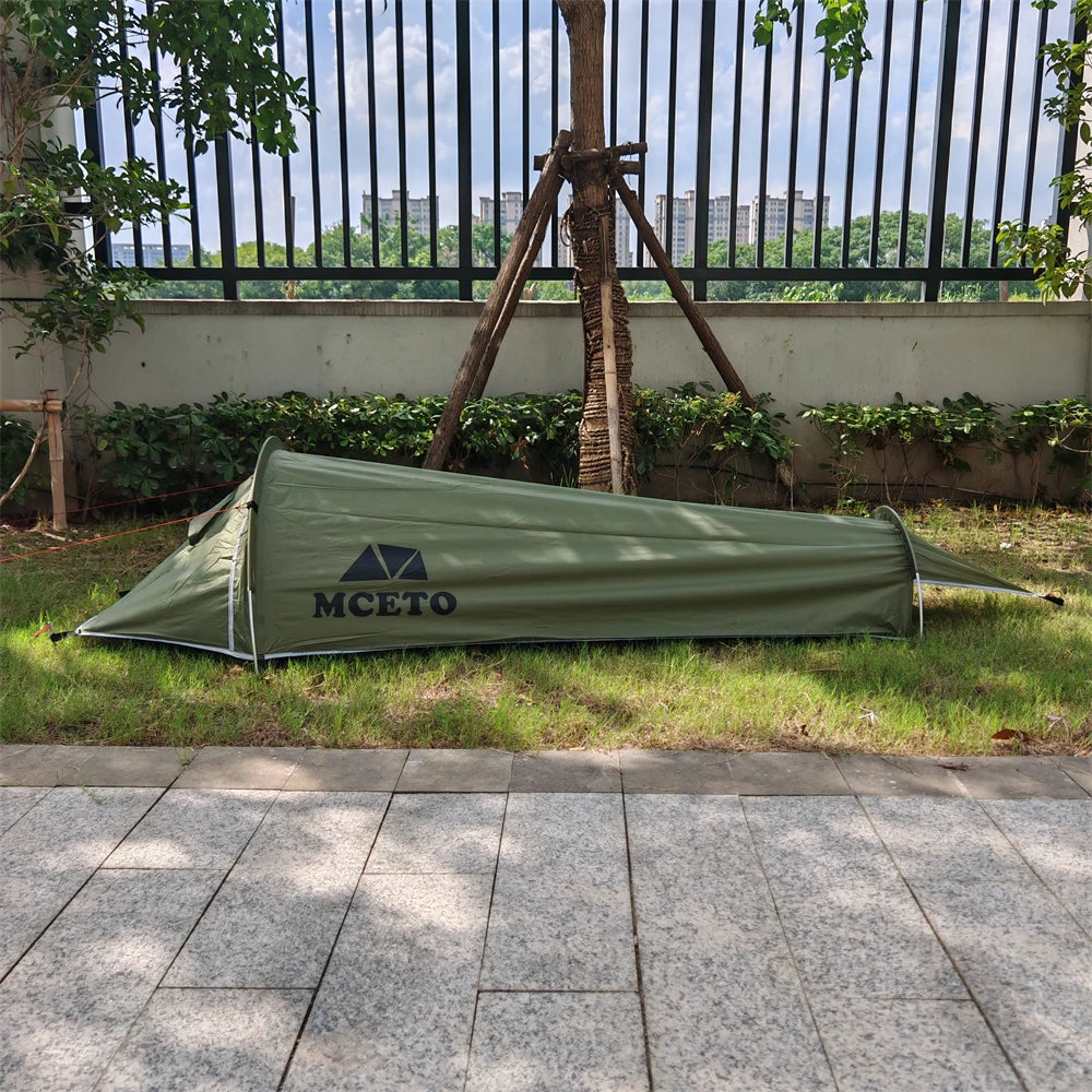Outdoor 1 Person Ultralight Tent Backpack Portable Waterproof Sleeping Bag Tourism Cycling Camping Tents Car Travel Equipment