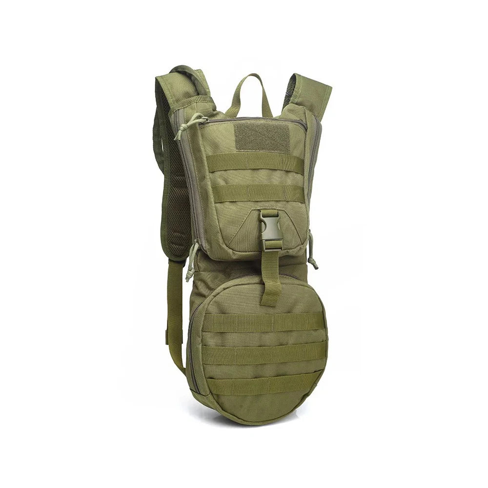 Hydration Backpack Suitable for 2-3L Water Bag Outdoor Military Backpack for Hiking Cycling Climbing without Water Bladder
