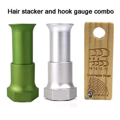 Aventik Hair Stacker and Hook Size Gauge