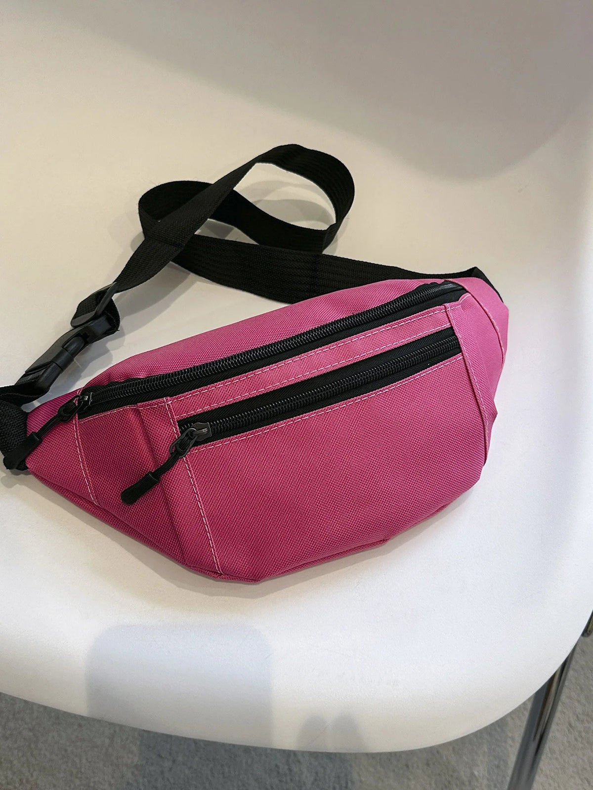 HOMEFISH Fanny Pack Sports Festival Workout Traveling Running Large Crossbody Casual Hands-Free Wallets Waist Pack Phone Bag