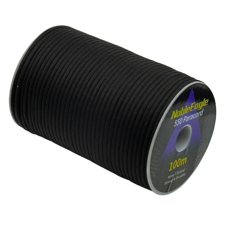 Military 550 Paracord Rope 100M 50M 31M 7 Strand 4mm Parachute Cord Camping Survival Tactical Hiking DIY Bracelet Tent Line