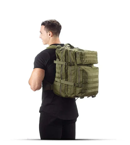 2Q-50L Tactical Backpack Men's Travel Large Capacity Rucksacks Men Waterproof Outdoor 1Sports Multi-functional Bags