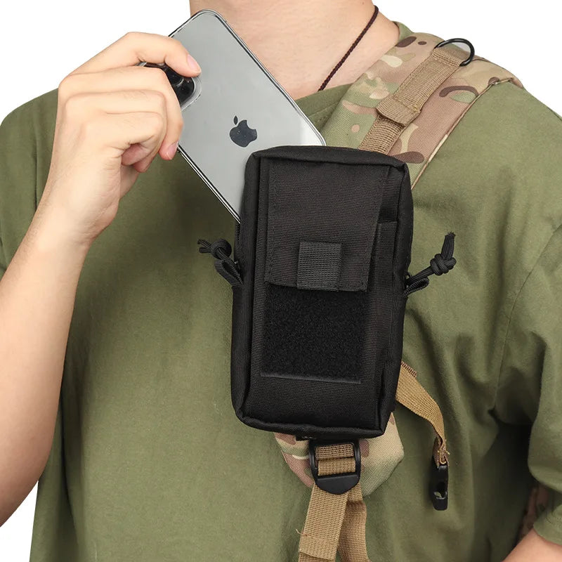 Molle Tactical waist Bag Outdoor Emergency edc pouch Phone Pack Sports Climbing Running Accessories Tool Hunting Bags